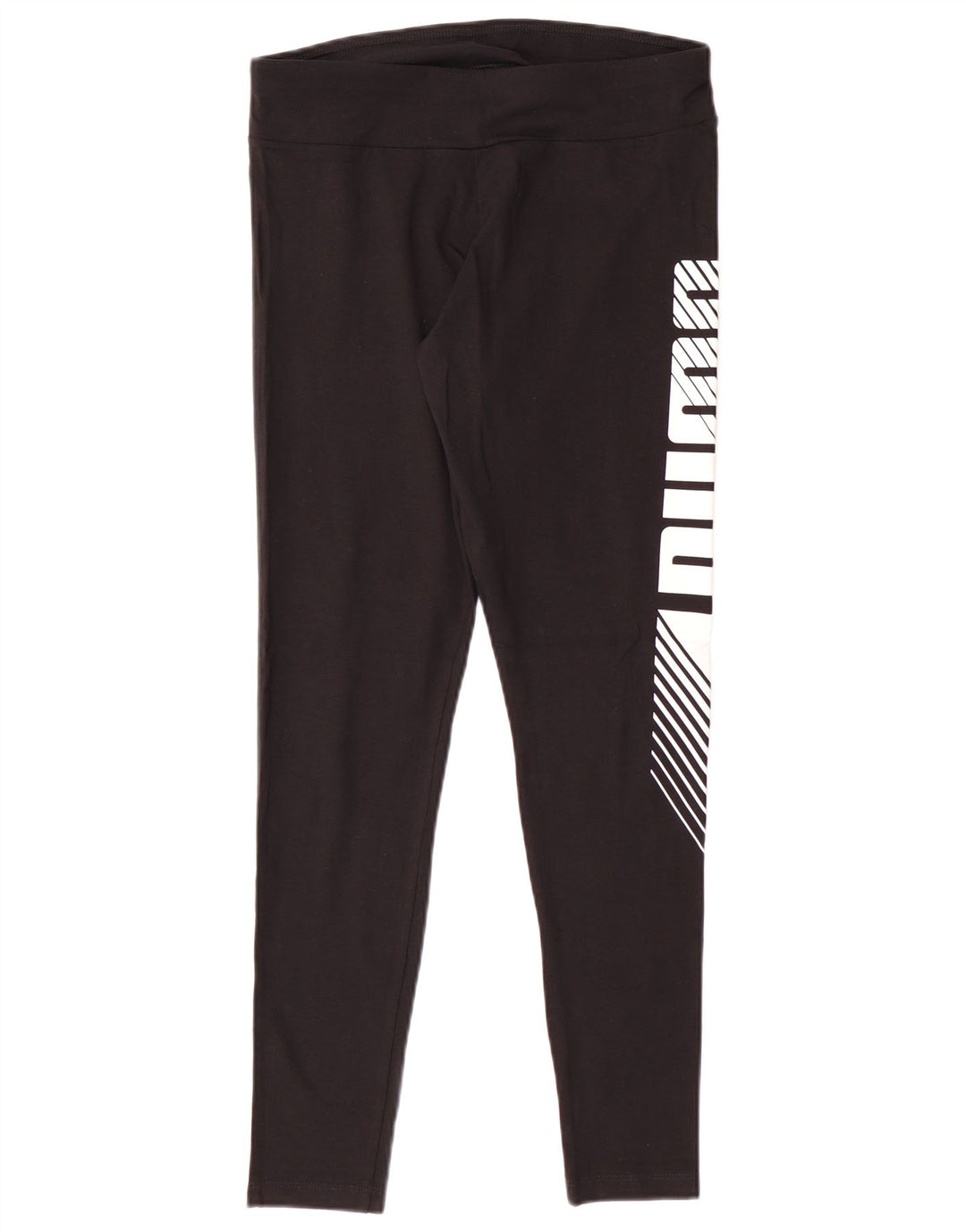 Damskie legginsy z grafiką PUMA UK 12, średnie czarne, bawełniane
