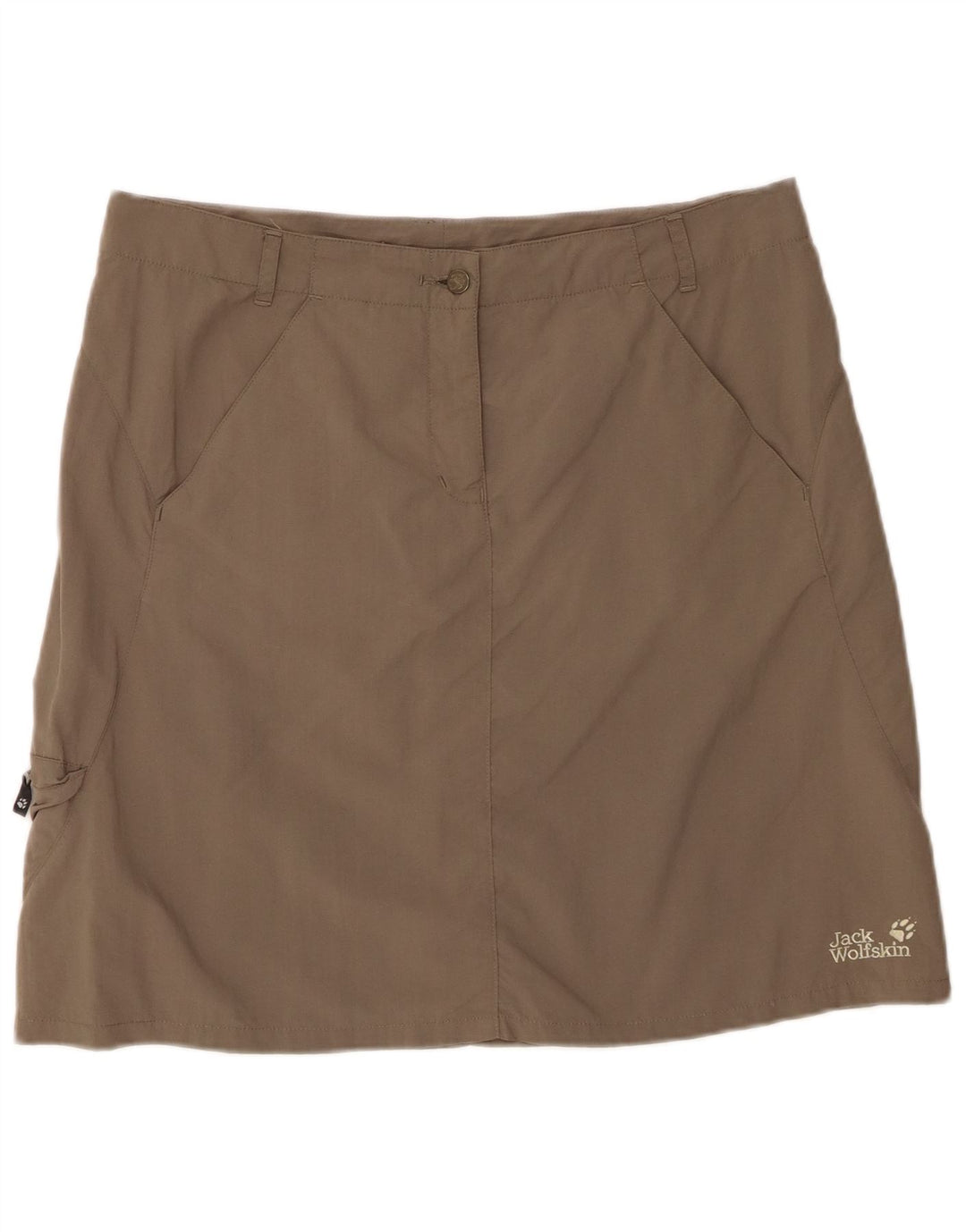 JACK WOLFSKIN Damska spódnica mini cargo UK 14/16 duża W34 szary poliamid