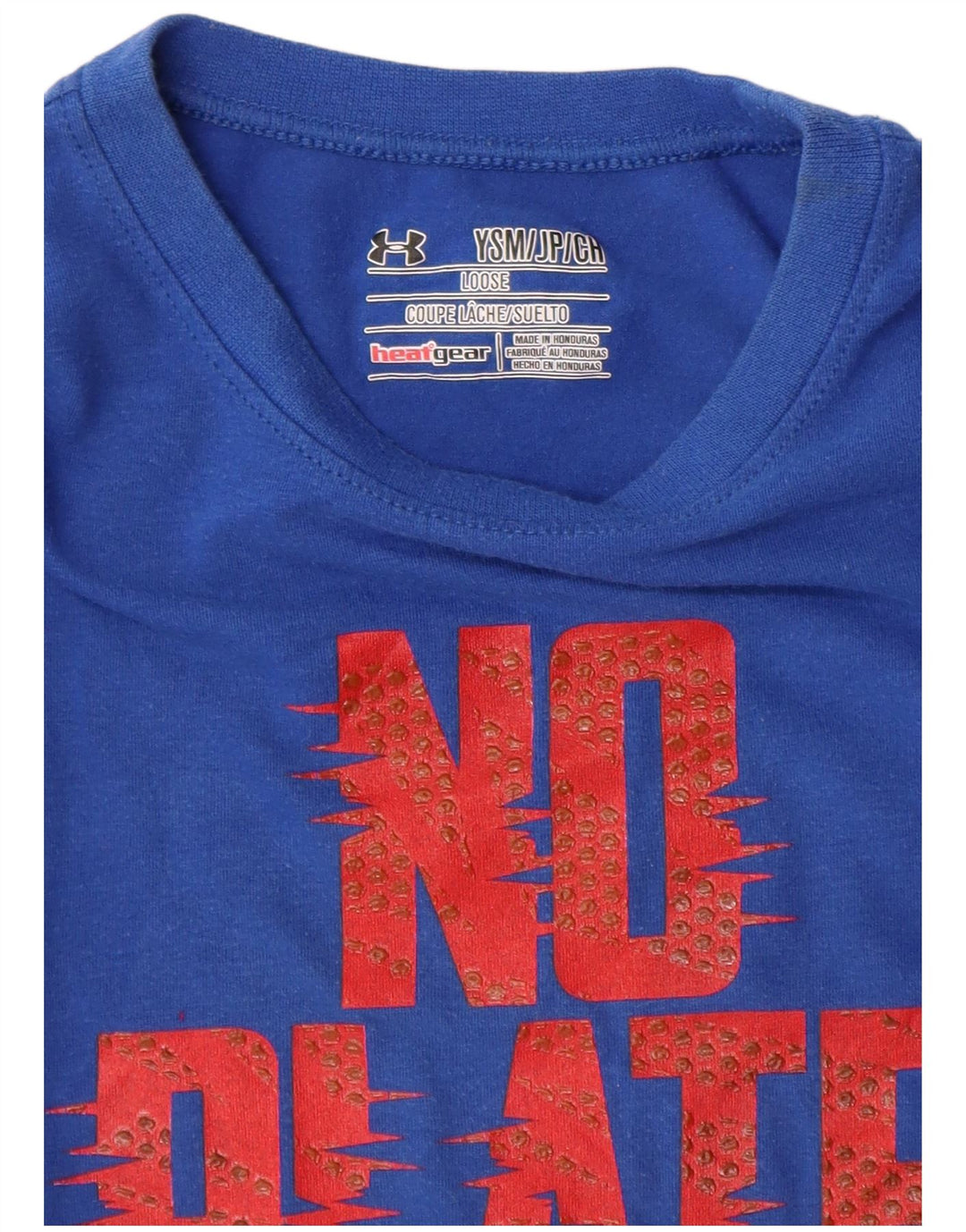 UNDER ARMOUR Chłopięcy T-shirt z grafiką Heat Gear 7-8 lat, mały, niebieski