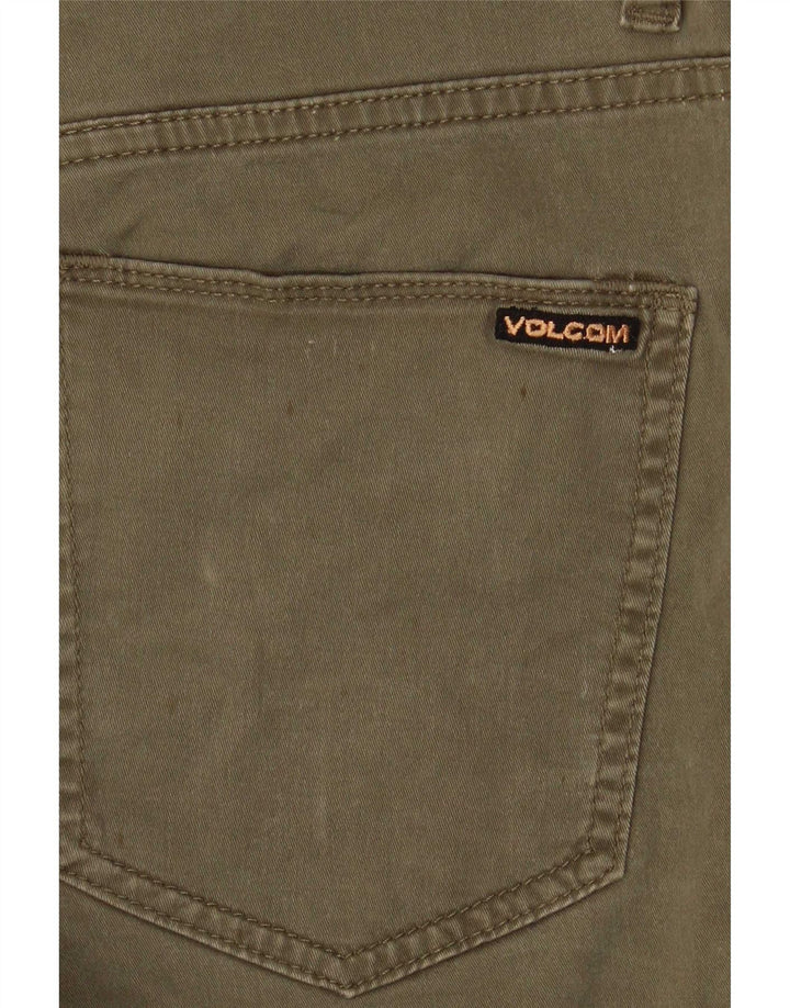 Męskie spodenki jeansowe Volcom Solver W30, średnia bawełna khaki