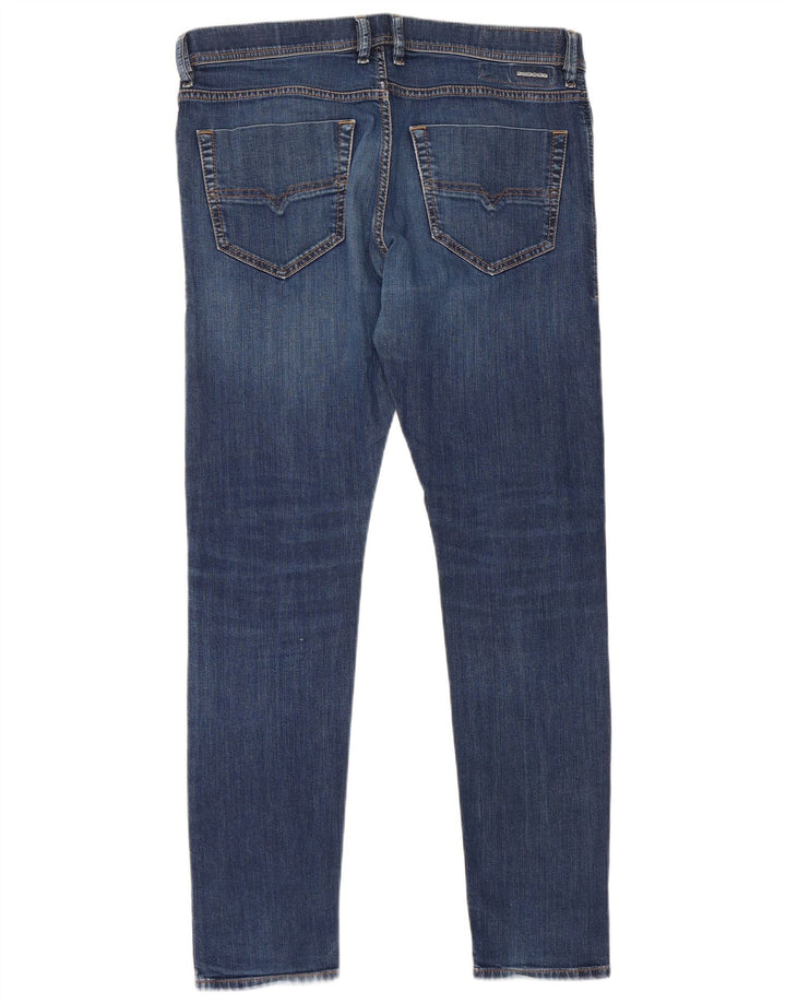 Diesel Męskie Slim Jeansy W34 L31 Granatowe Bawełniane