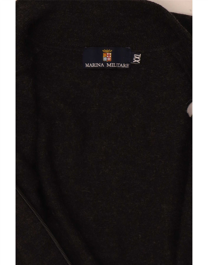 Męski sweter rozpinany Marina Militare 2XL szary