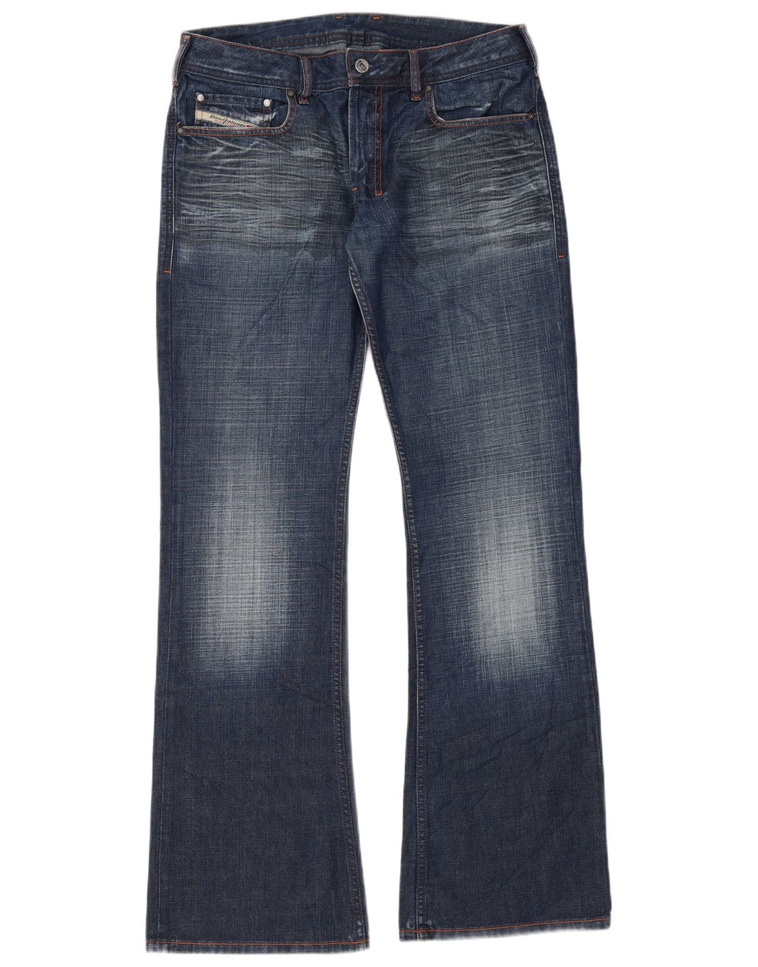 Damskie jeansy Bootcut Diesel W32 L34 Niebieskie bawełniane