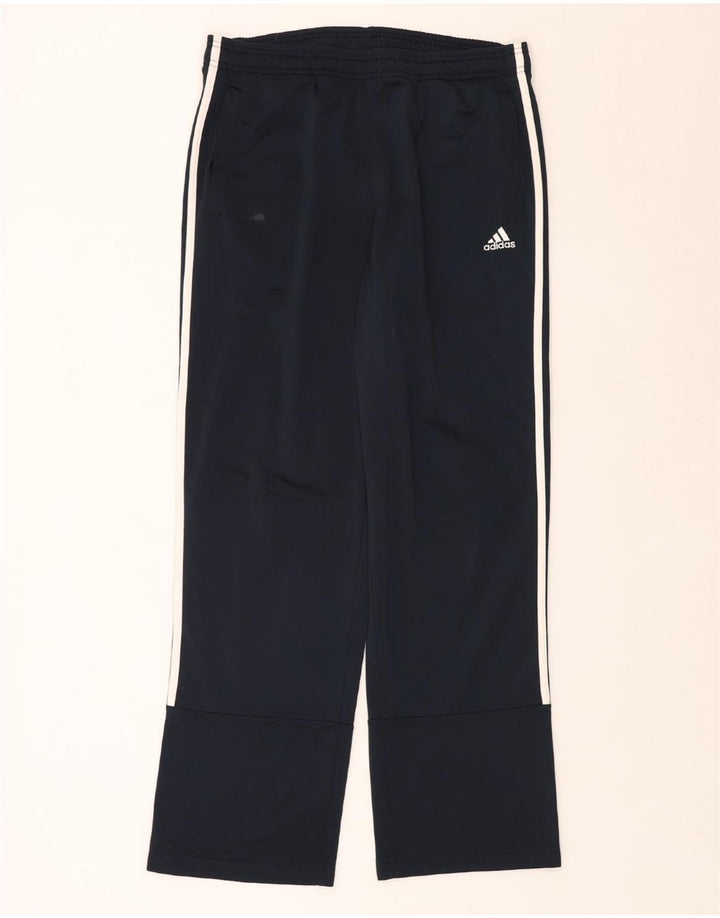 Męskie spodnie dresowe ADIDAS, duże, granatowe, z poliestru