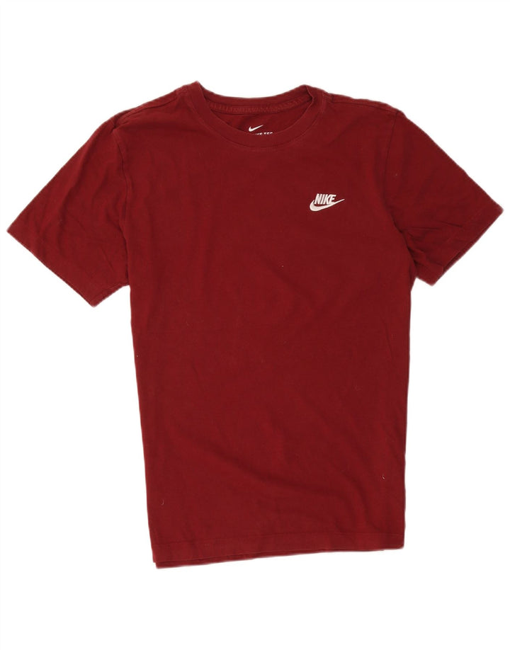 T-shirt męski Nike, bawełniany, średni czerwony