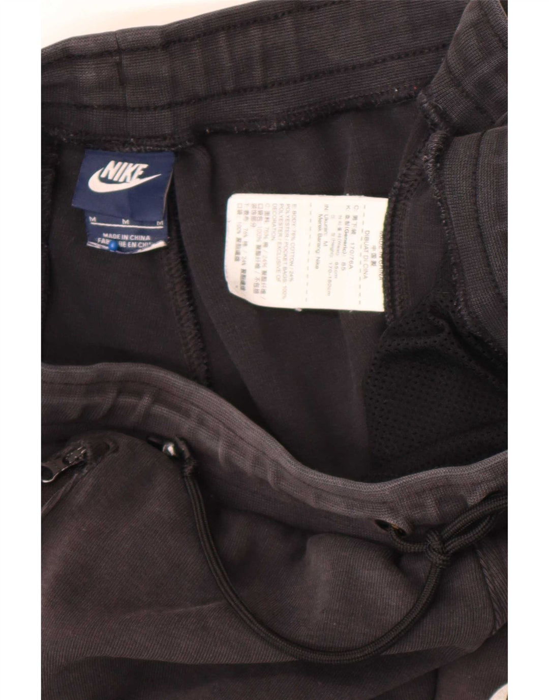Męskie spodnie dresowe Nike Crop, joggery, średnioszare, bawełniane