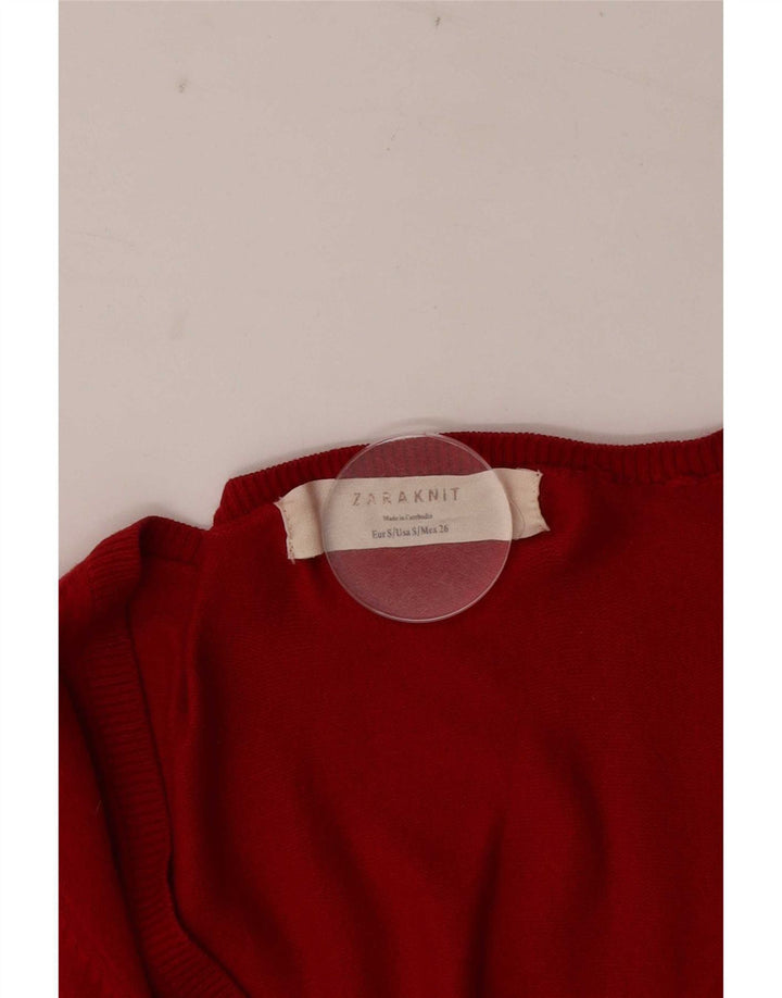 Sweter damski Zara Cardigan UK 10 Small Red