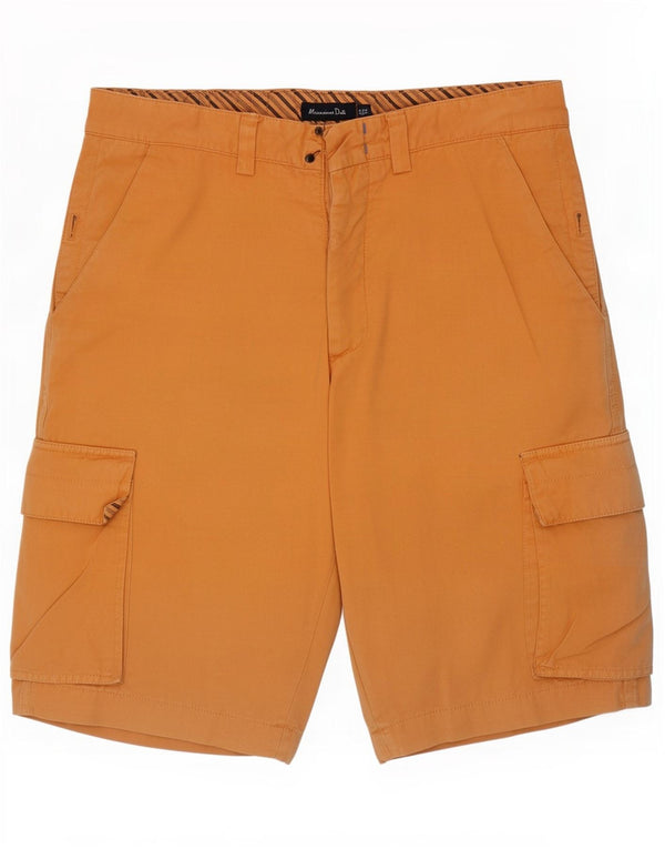 Męskie spodenki cargo Massimo Dutti EU 42 Large W32 Pomarańczowa bawełna