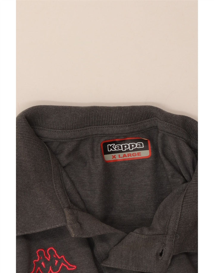Męska koszulka polo KAPPA XL, szara