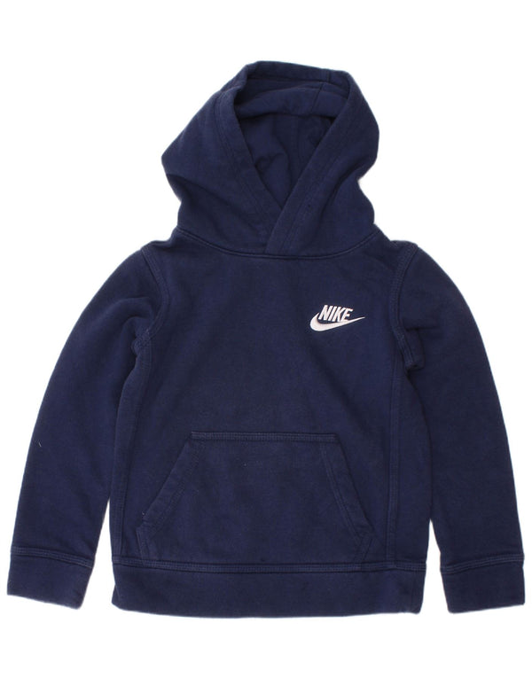 Chłopięcy sweter z kapturem NIKE 3-4 lata XS, granatowy, bawełniany