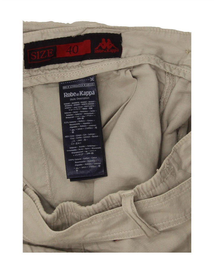 KAPPA Womens Chino Shorts IT 40 Small W28 Grey Cotton Vintage Kappa and Second-Hand Kappa from Messina Hembry 