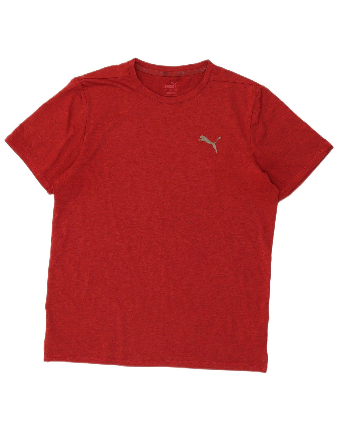 T-shirt męski Puma Top, średni czerwony poliester