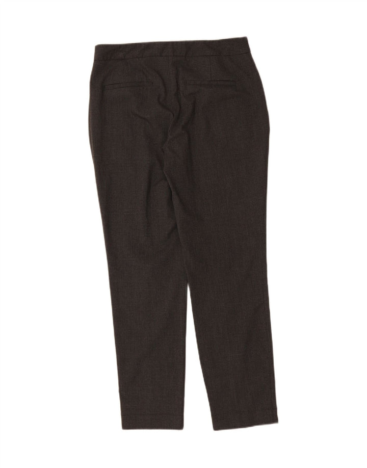 ZARA Womens Slim Suit Trousers EU 36 XS W26 L28 Grey Check Polyester Vintage Zara and Second-Hand Zara from Messina Hembry 