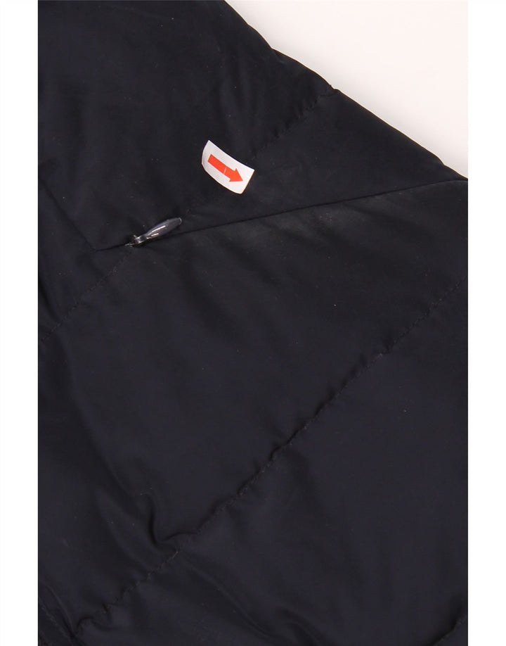 Płaszcz dziewczęcy Armani Junior z kapturem, 13-14 lat, granatowy, poliester