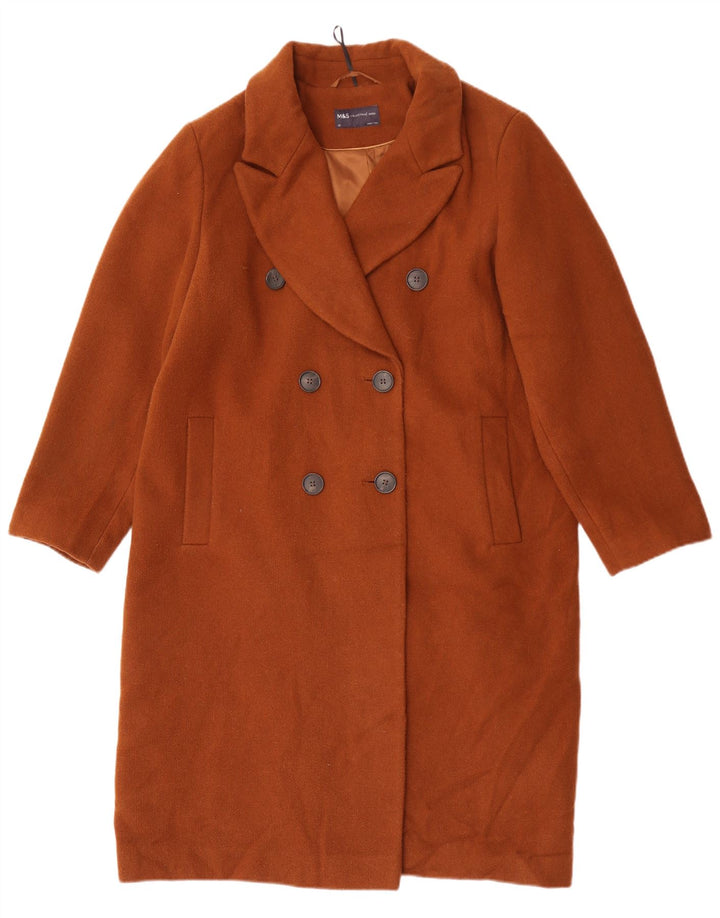 Marks & Spencer Damski płaszcz oversize z podwójnymi piersiami, UK 18 XL, brązowy