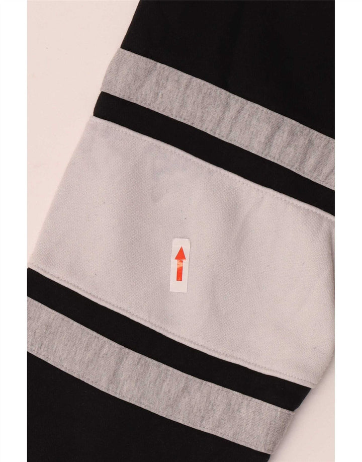 Męska bluza z grafiką o luźnym kroju Nike, mała, czarna, z blokami kolorów