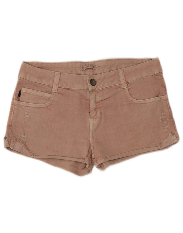 Damskie spodenki jeansowe Zara Trafaluc EU 38 Small W28 Różowa bawełna