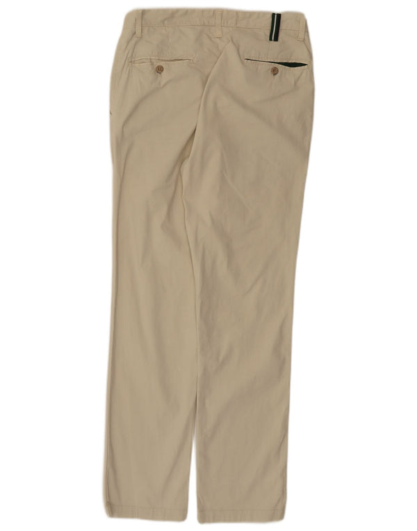 Męskie proste spodnie chino Fred Perry IT 46 Small W32 L30 Beżowa bawełna