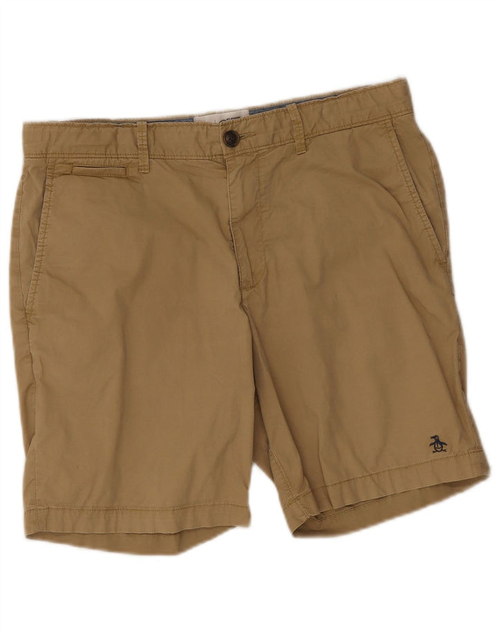 Męskie spodenki Chino Penguin EU 48 Medium W32 Beżowa bawełna
