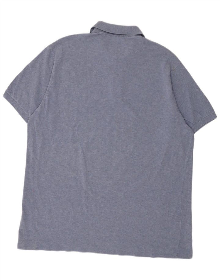 Męska koszulka polo Lacoste, rozmiar 7, 2XL, niebieska, bawełniana
