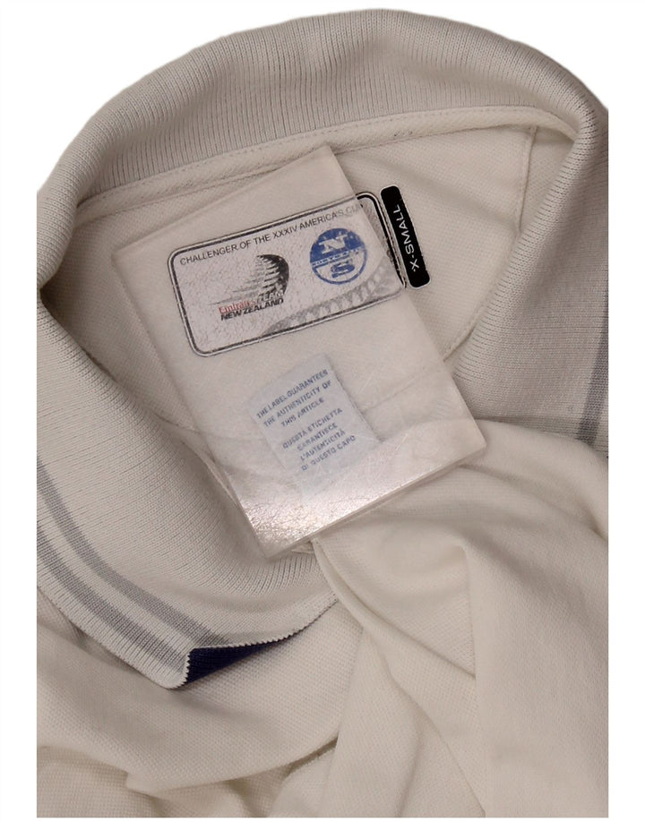 Damska koszulka polo z grafiką NORTH SAILS, Nowa Zelandia, UK 6 XS, biała