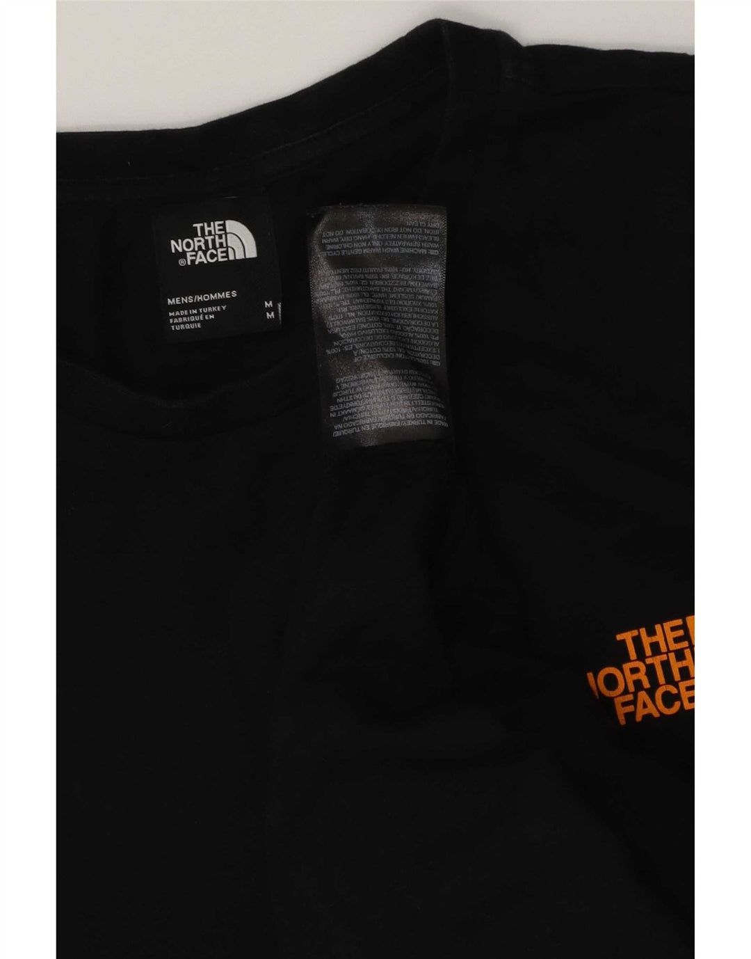Męski T-shirt z grafiką The North Face, bawełniany, średni czarny