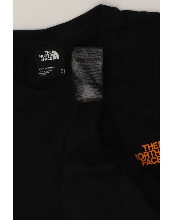 Męski T-shirt z grafiką The North Face, bawełniany, średni czarny