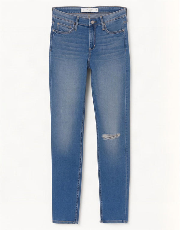Dżinsy Skinny Damskie Abercrombie & Fitch US 6 Medium W28 L27 Niebieskie