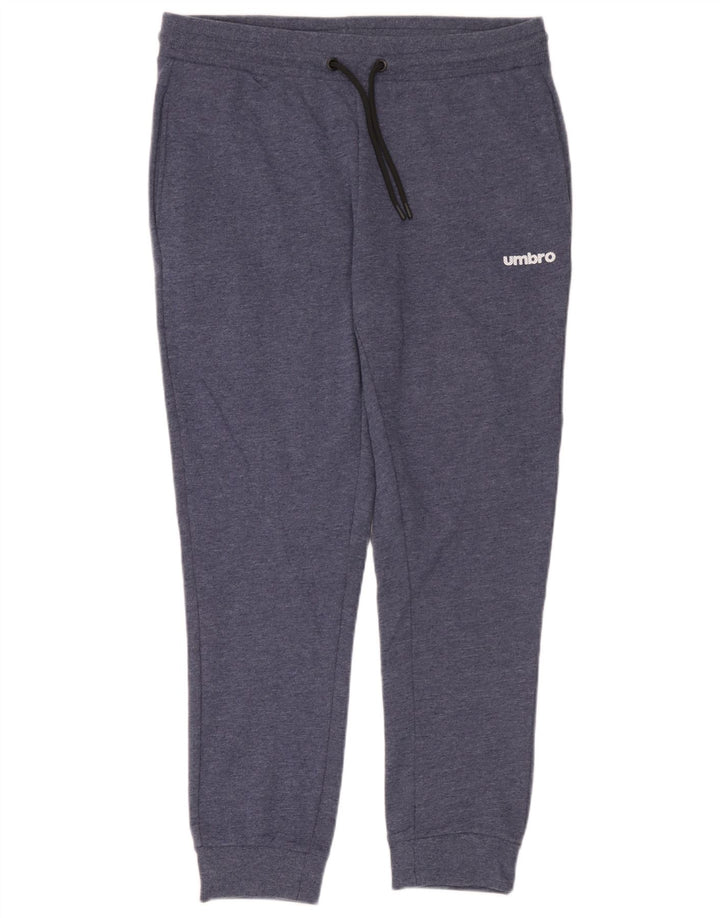 Męskie spodnie dresowe Umbro, duże, niebieskie, bawełniane