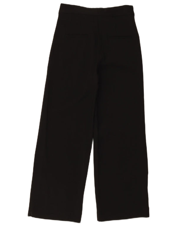 Damskie spodnie chino Massimo Dutti z wysokim stanem EU 36 XS W26 L28 czarne