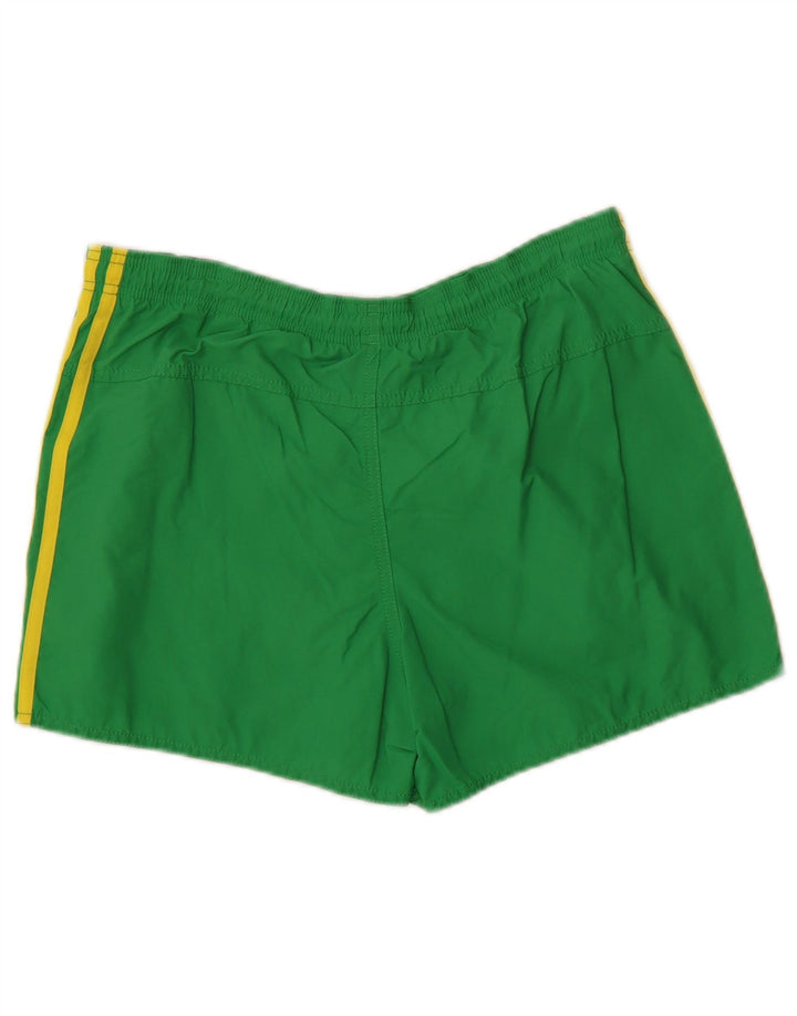 Męskie spodenki kąpielowe Adidas, małe, zielone, nylonowe