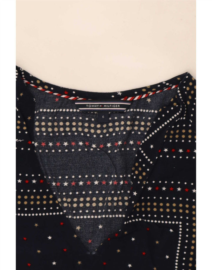 Bluzka damska Tommy Hilfiger Top US 6 Średni granatowy w cętki