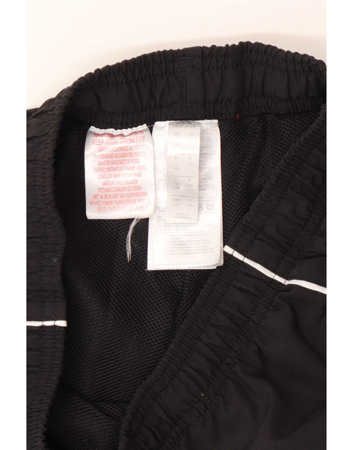 Chłopięce spodnie dresowe Adidas 13-14 lat, czarny poliester
