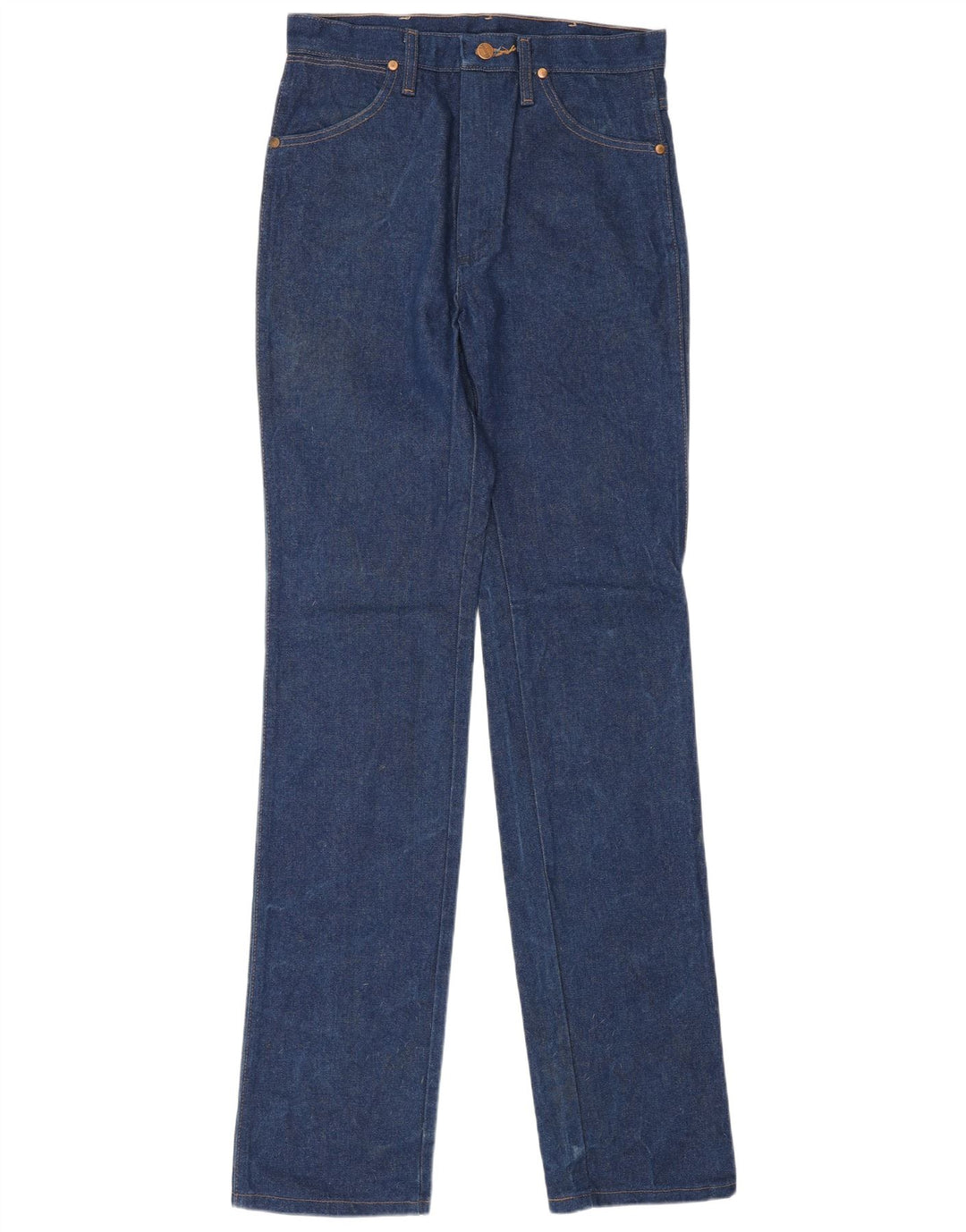 Damskie proste dżinsy Wrangler W30 L36 Niebieskie bawełniane