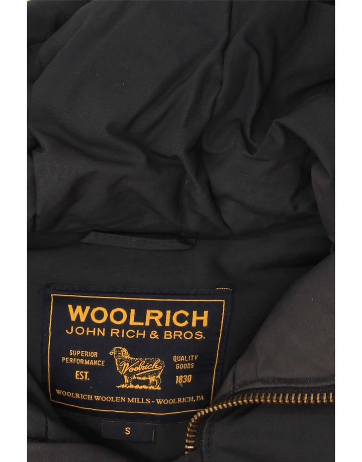 Męska kurtka parka z kapturem Woolrich UK 36, mała granatowa