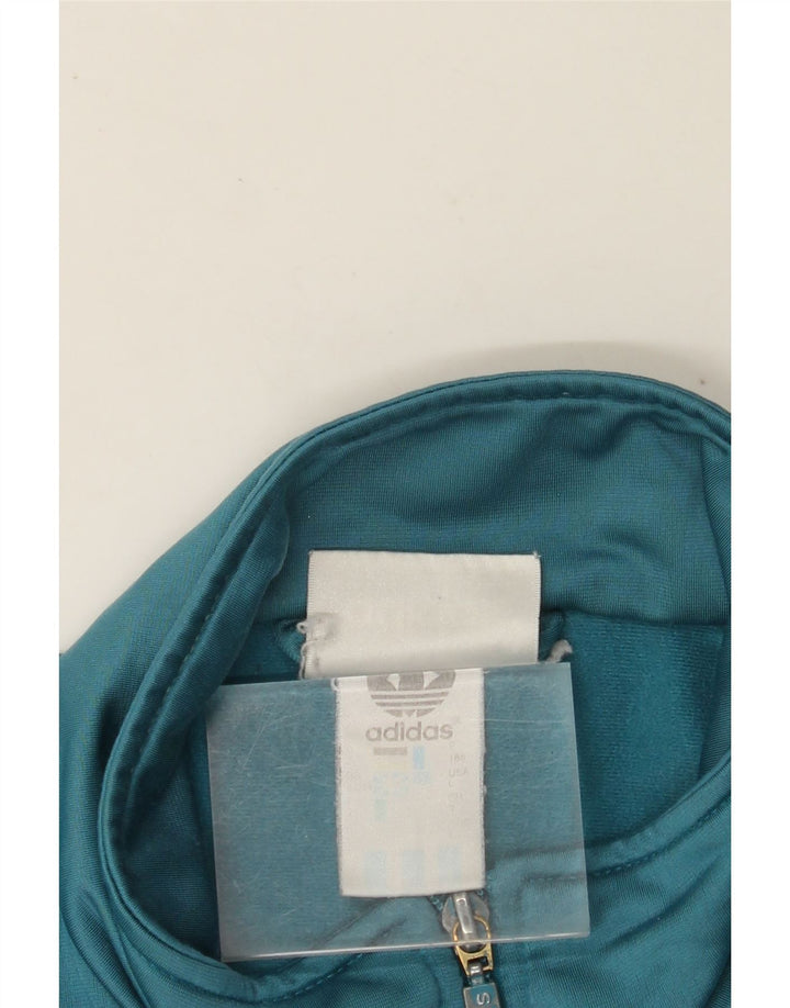 Męska kurtka dresowa ADIDAS UK 42/44, duża, niebieska, poliester