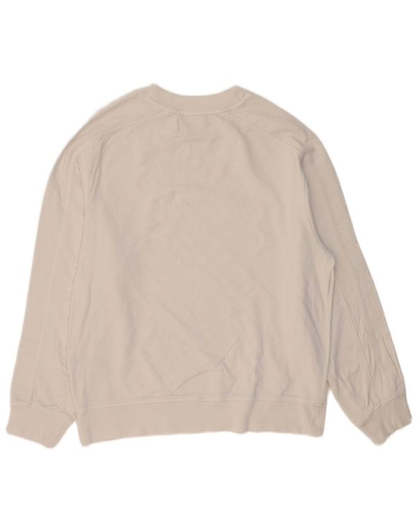 Męska bluza dresowa CALVIN KLEIN JEANS, średnia, biała, bawełniana