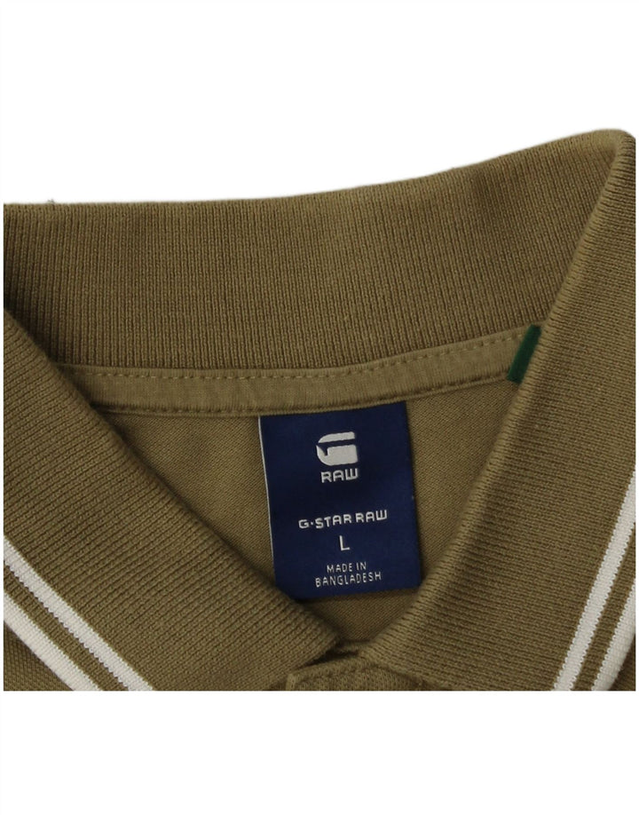Męska koszulka polo G-Star, duża, khaki
