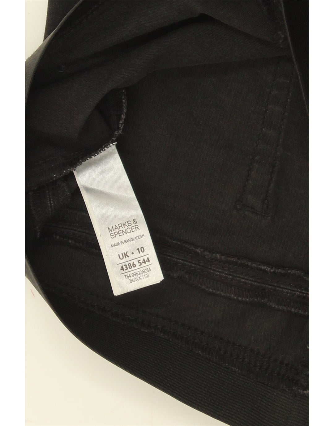 Marks & Spencer Damska spódnica dżinsowa UK 10 mała W30 czarna bawełna