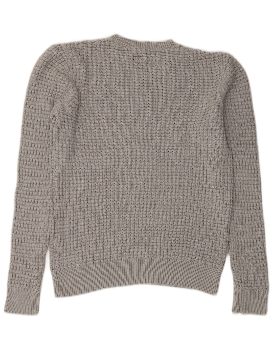 ALL SAINTS Mens Crew Neck Jumper Sweater XS Grey Cotton