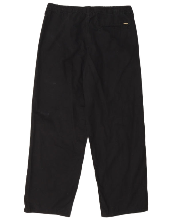 Męskie luźne spodnie chino Jack & Jones, duże W34 L29, czarne, bawełniane