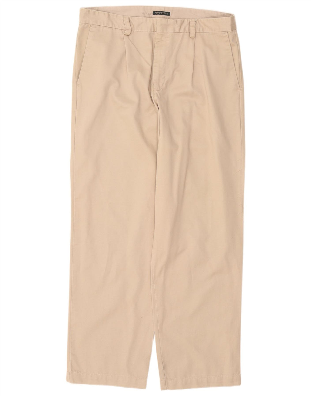 Męskie spodnie chino o luźnym kroju DOCKERS khaki W34 L32 beżowe