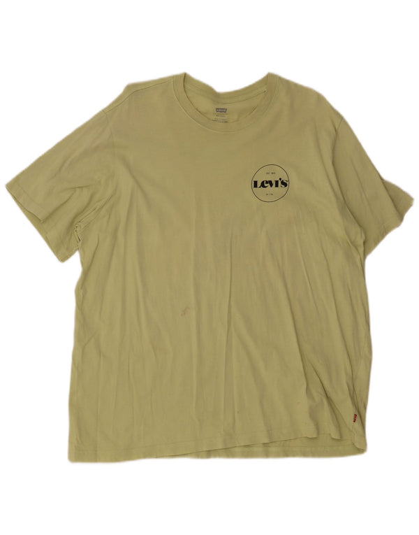 Męski T-shirt o swobodnym kroju Levi's, bawełniany, XL, khaki