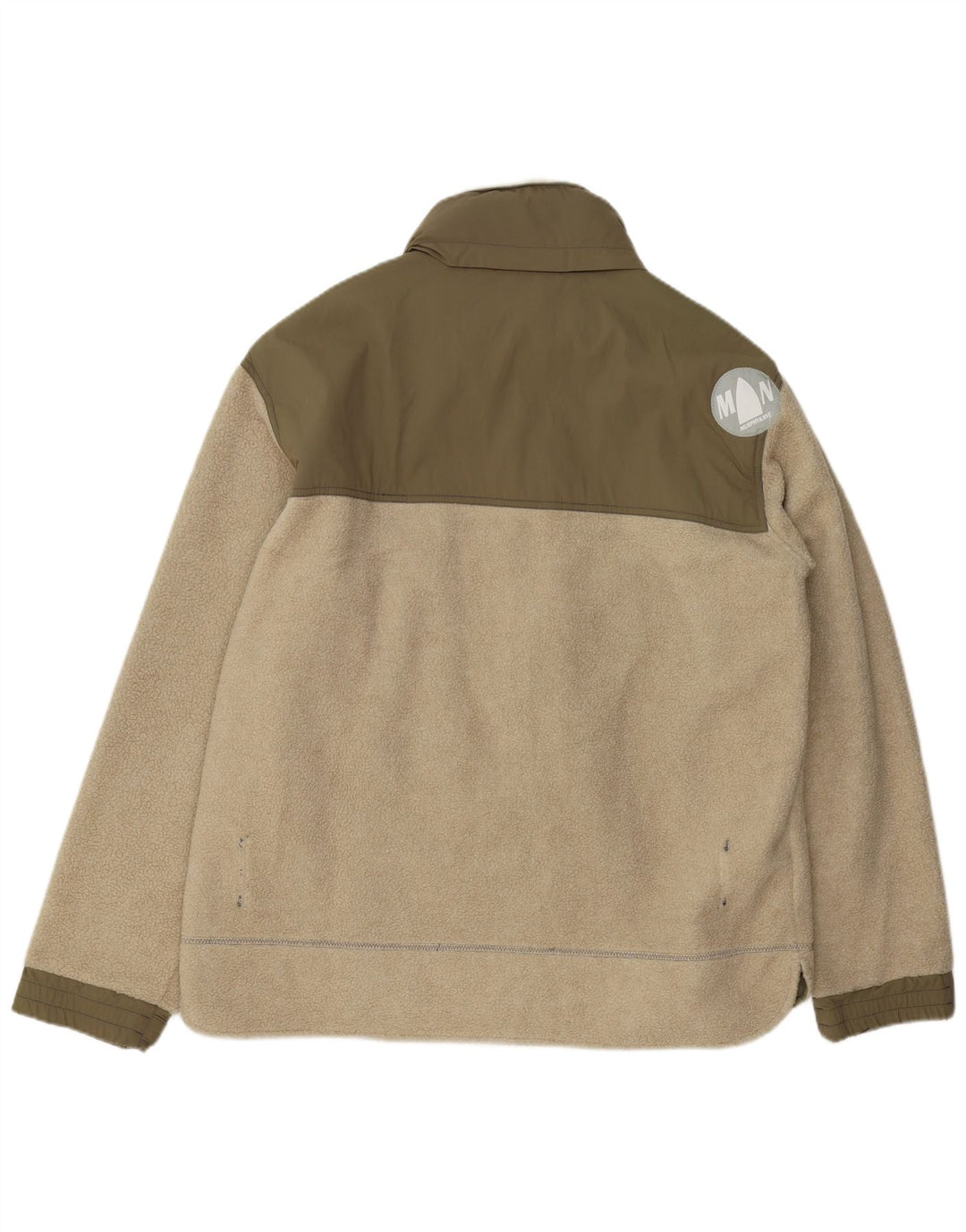 Męska kurtka polarowa Murphy & Nye UK 44 2XL Zielony akryl z blokami kolorów