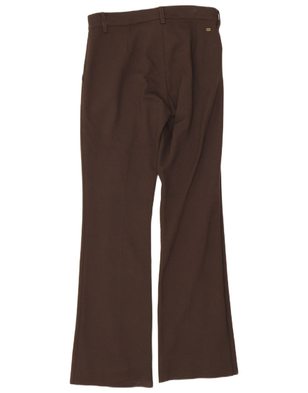 Marella Damskie spodnie Chino EMME Bootcut Pegged UK 6 XS W26 L29 Brązowe