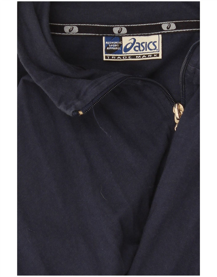 Męska kurtka dresowa Asics, mała, granatowa
