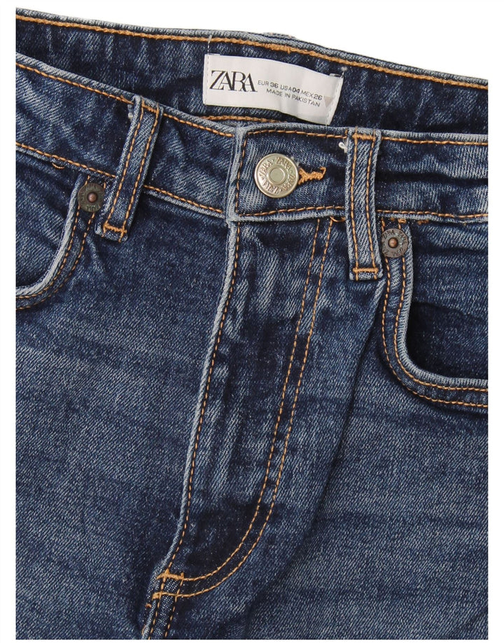 Jeansy damskie Bootcut Zara EU 36 XS W26 L25 Granatowe