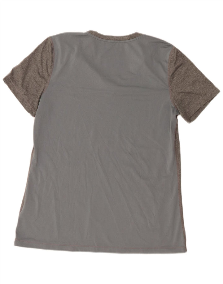 T-shirt damski Nike Dri Fit Top UK 14, duży, szary poliester