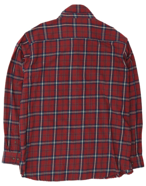 Męska koszula flanelowa Cotton Traders 3XL w czerwoną kratę