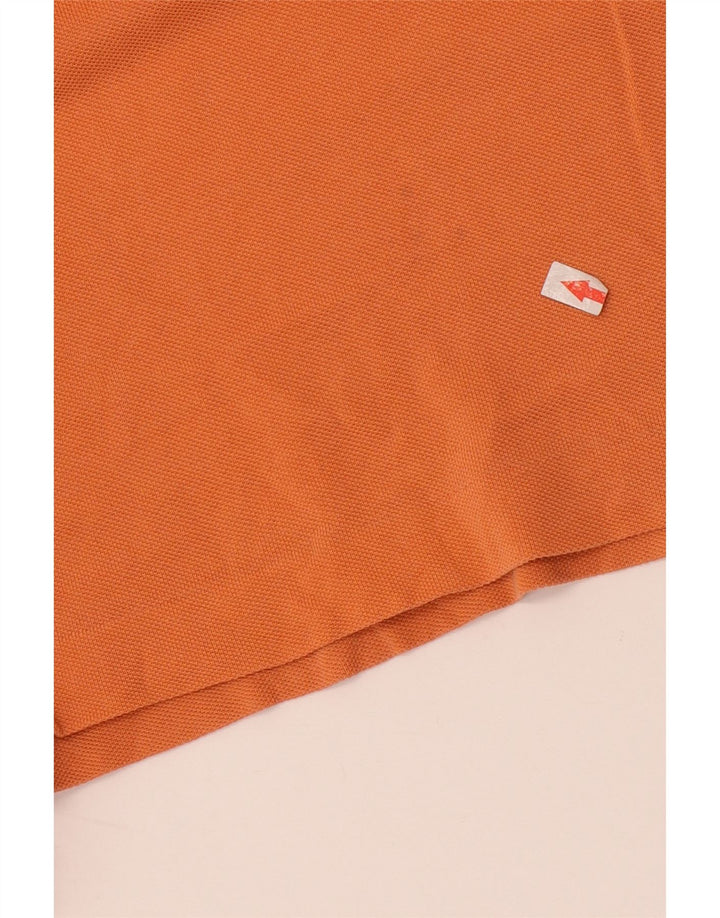 Męska koszulka polo Lacoste, rozmiar 6, XL, pomarańczowa